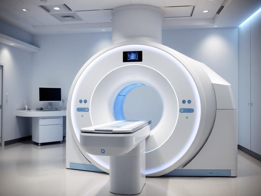 MRI scanner in radiology suite